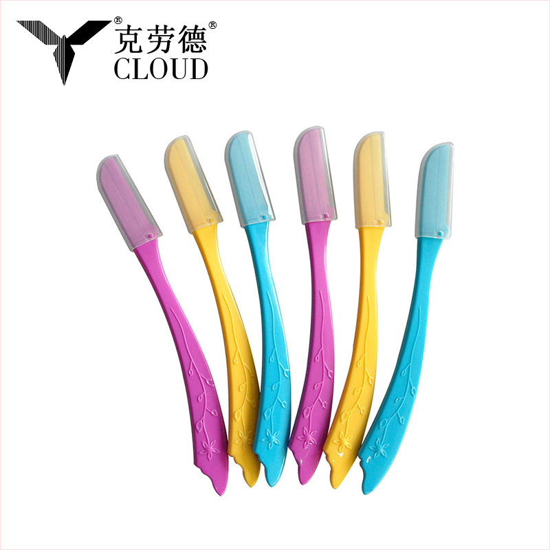 Bærbar engangsbarberhøvel for øyenbryn for reiser