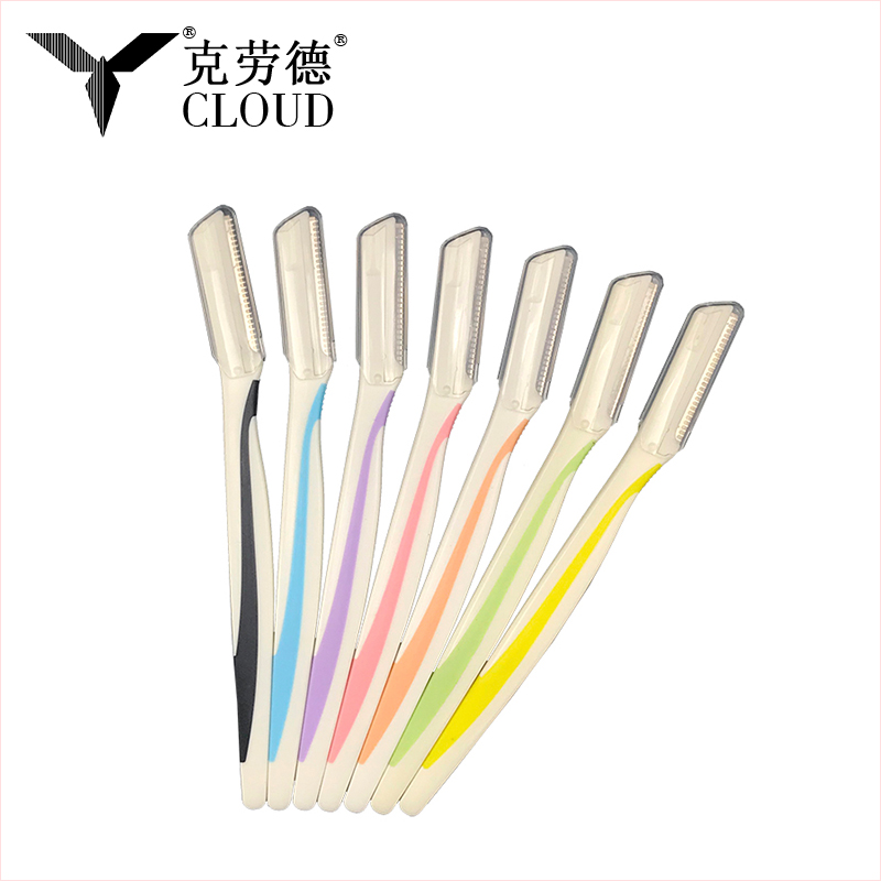 Bærbar engangshøvel for øyenbryn