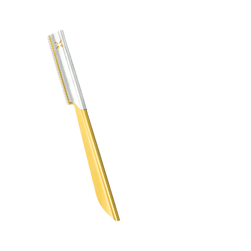 Øyenbryn og ansiktstrimmer barberhøvel med anti-skli grep