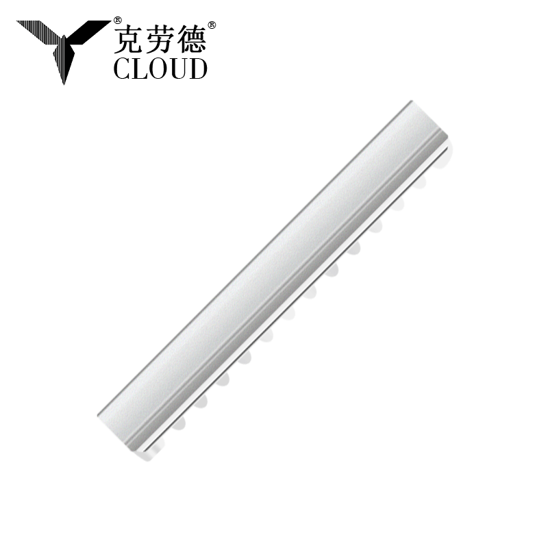 Enkantet hårklippeblad i rustfritt stål