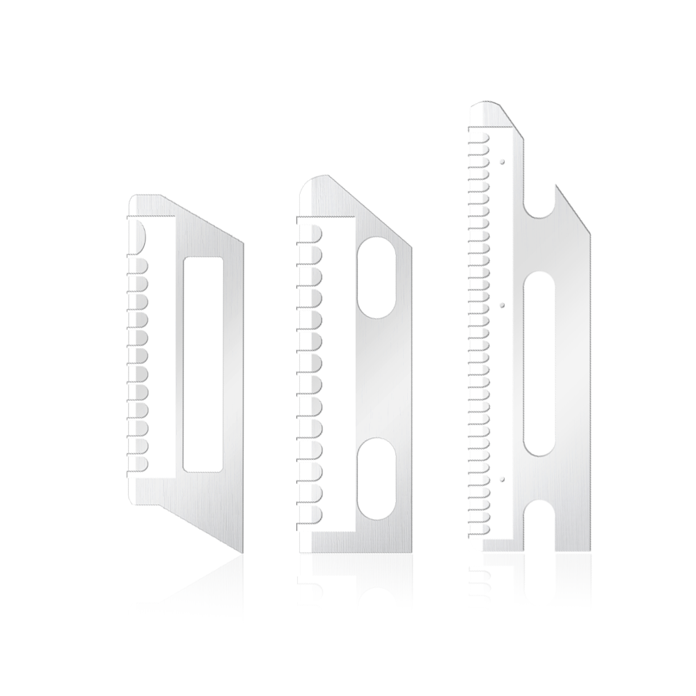 Bærbare, ultra-glatte barberblader i rustfritt stål