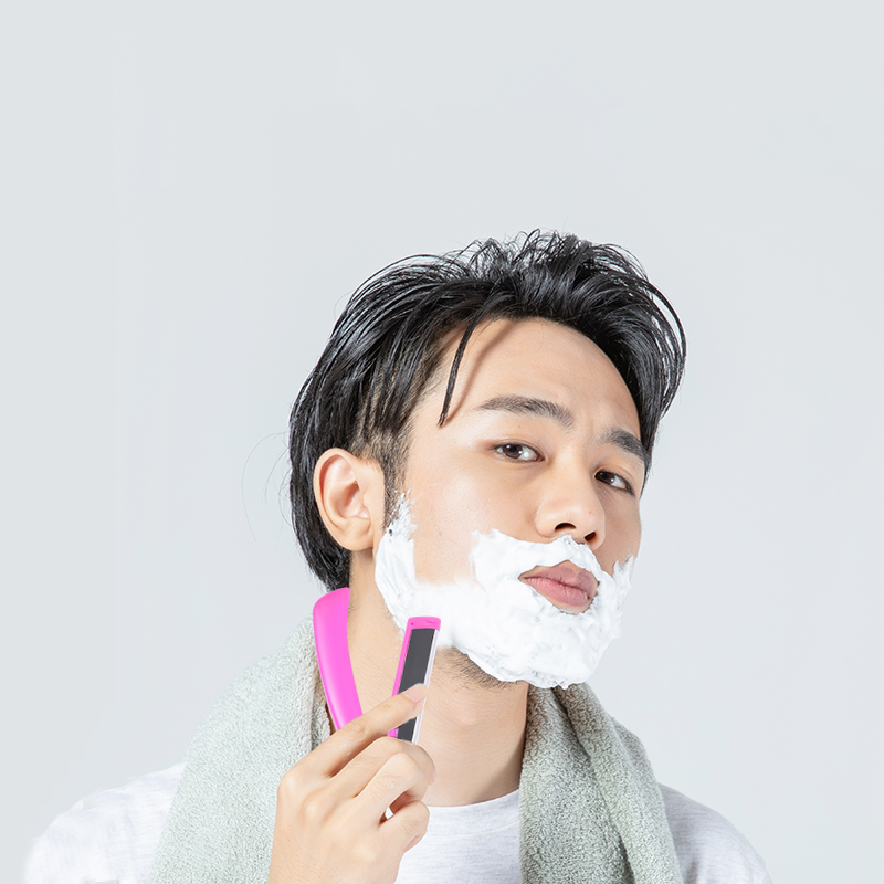 74 knivblad i plast barberhøvelhåndtak