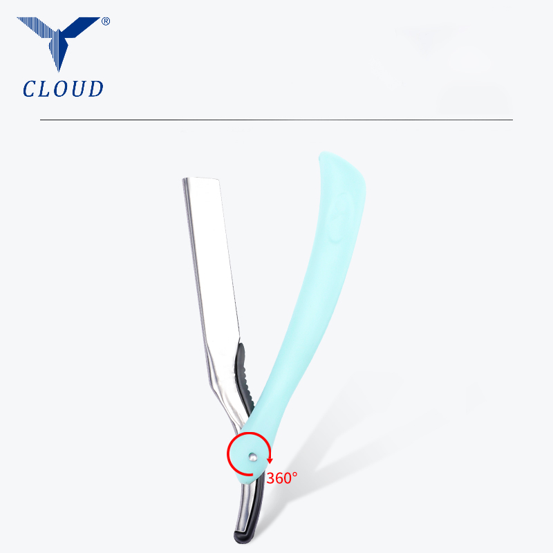 Komfortabelt grep i rustfritt stål, 77 barberhøvelsett