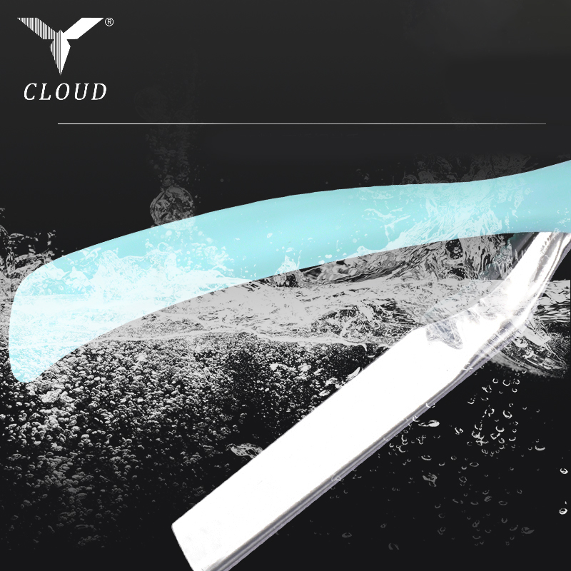 Komfortabelt grep i rustfritt stål, 77 barberhøvelsett