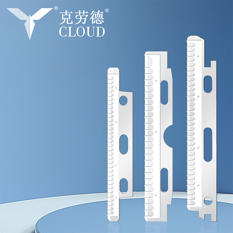 Nano-belagte barberblader for ansikt og øyenbryn i rustfritt stål