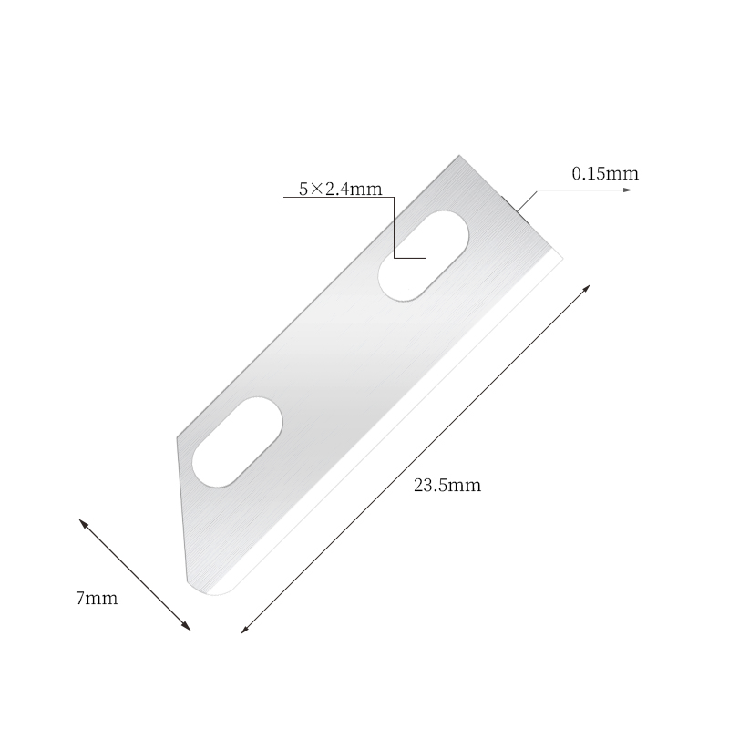 Bærbare, ultra-glatte barberblader i rustfritt stål