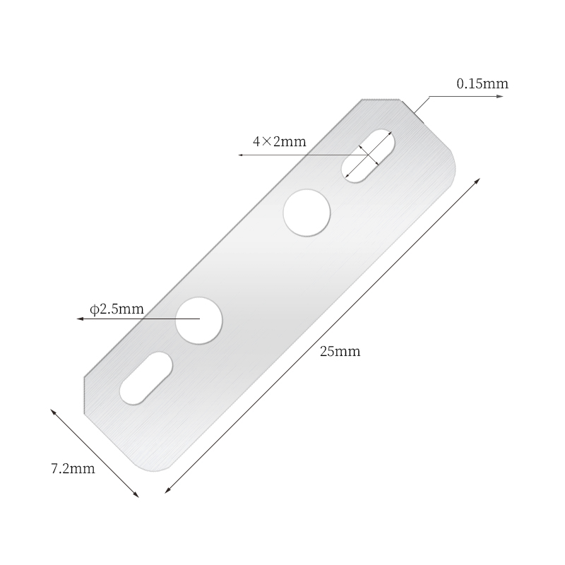 Multifunksjonelt silkeglat øyenbrynsfjernerblad