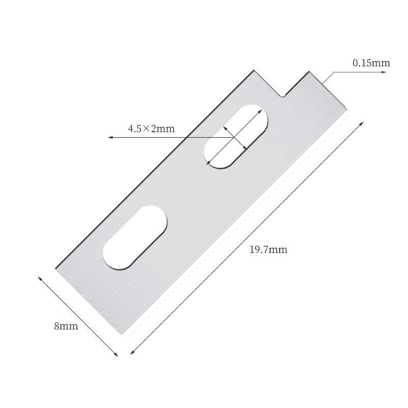 Presisjons skarpe knivblader i rustfritt stål