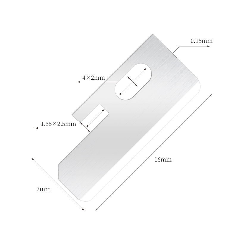 Presisjons skarpe knivblader i rustfritt stål