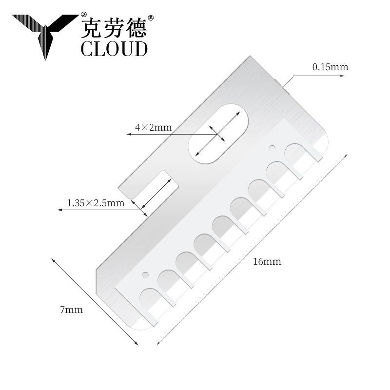 Presisjons skarpe knivblader i rustfritt stål