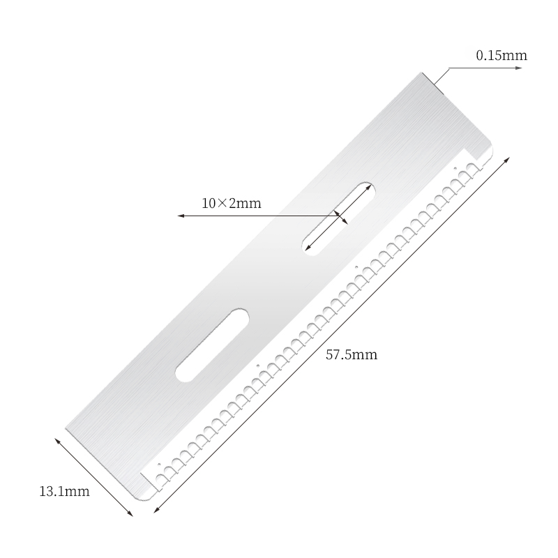 Slitesterk gjenbrukbart skjæreblad for øyenbryn i rustfritt stål