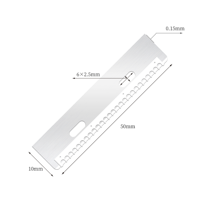 Slitesterk gjenbrukbart skjæreblad for øyenbryn i rustfritt stål
