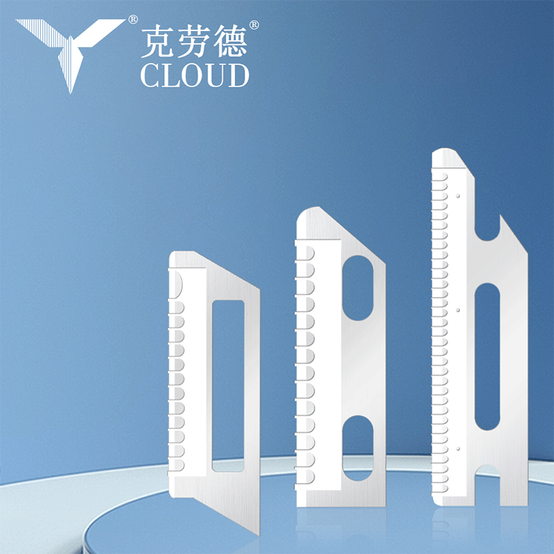 Bærbare, ultra-glatte barberblader i rustfritt stål